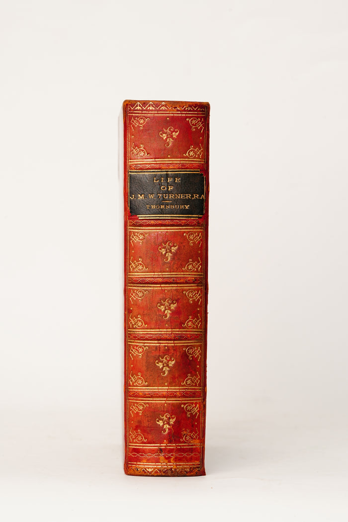 1897 J.M.W. Turner Biography Half Leather Illustrated Art Book