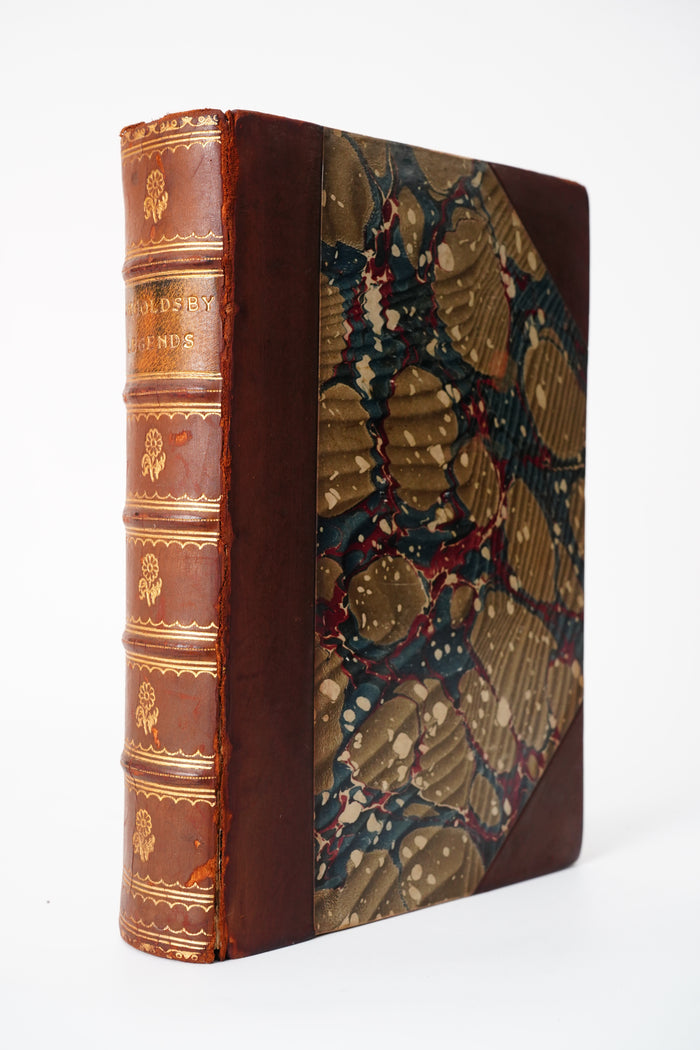 1900 Ingoldsby Legends Illustrated Half Leather Folklore Book