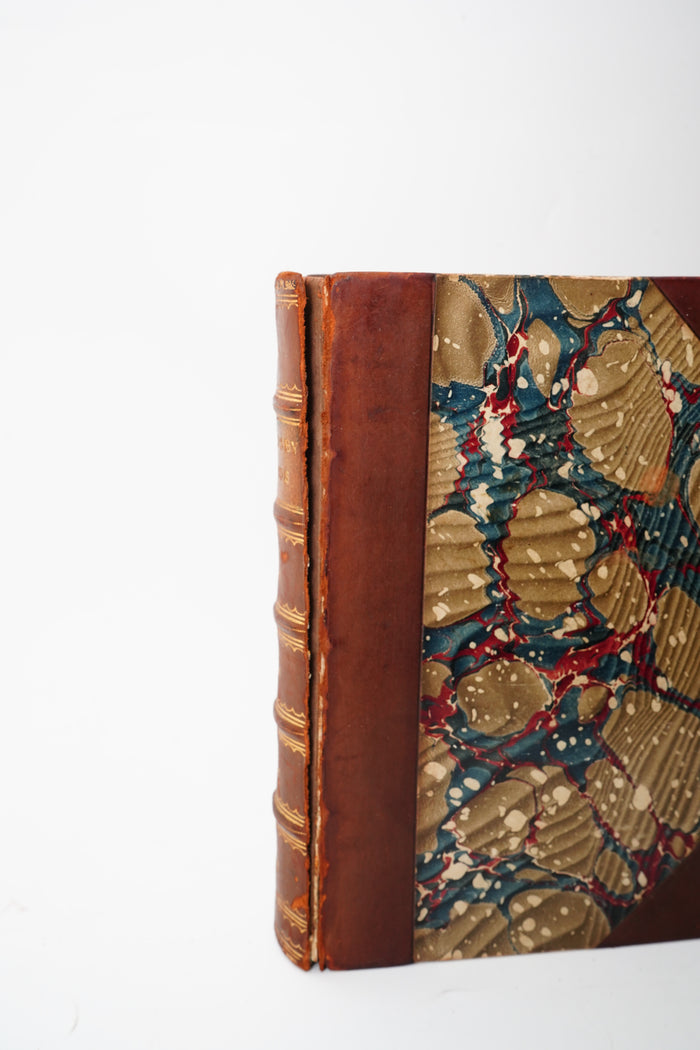 1900 Ingoldsby Legends Illustrated Half Leather Folklore Book