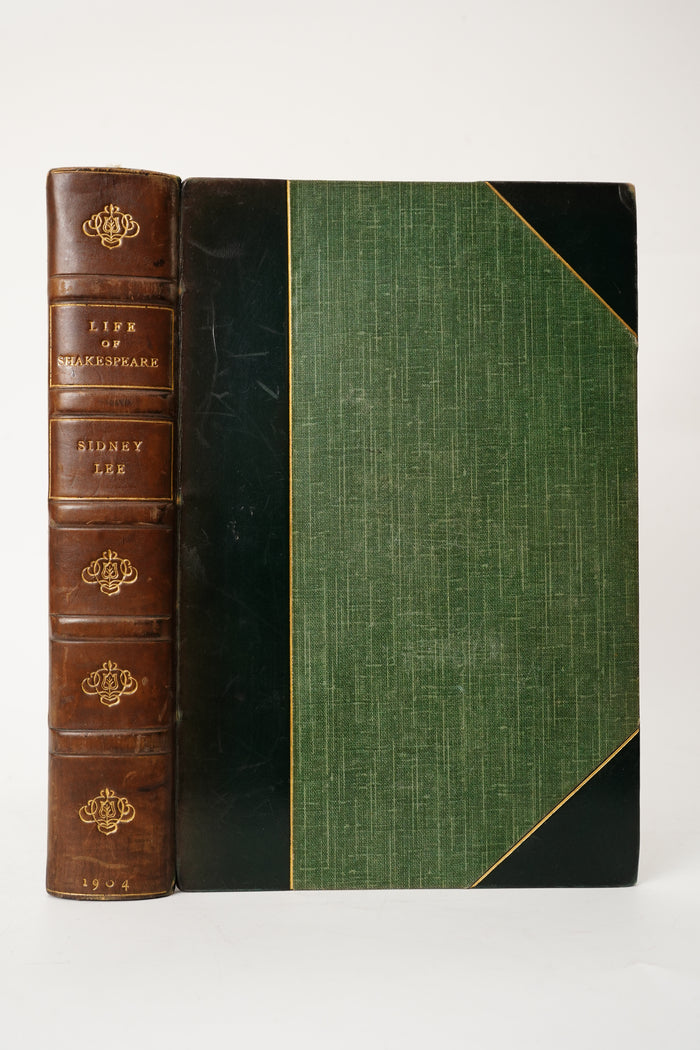1904 Life of William Shakespeare Half Leather Biography