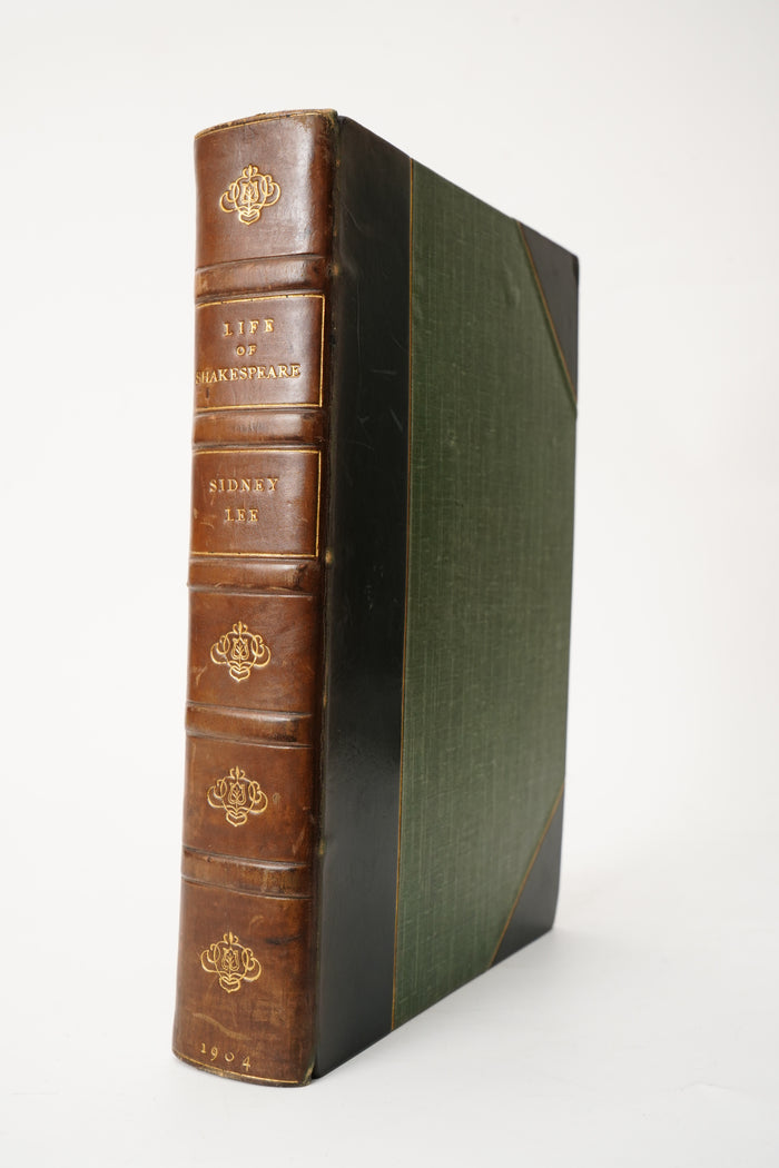 1904 Life of William Shakespeare Half Leather Biography