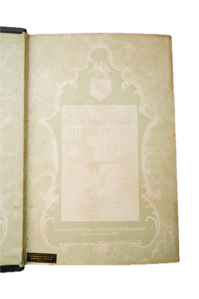 1904 Life of William Shakespeare Half Leather Biography
