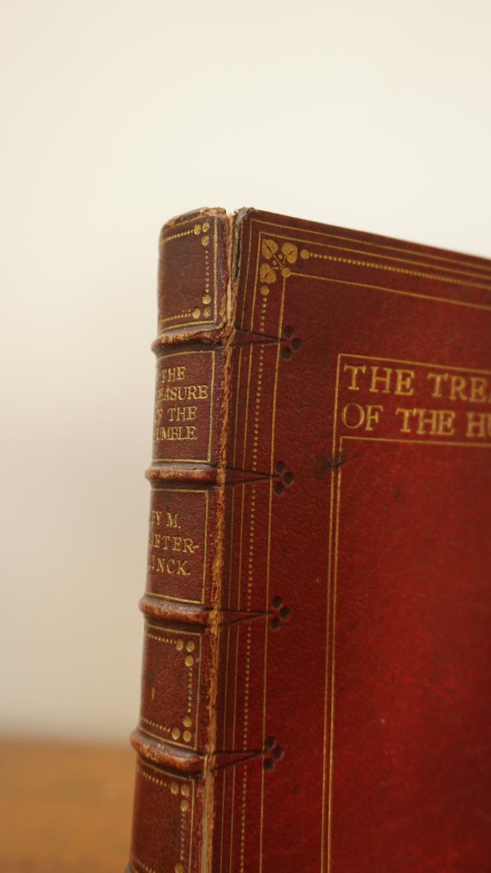 1905 The Treasure of the Humble, Maurice Maeterlinck, Symbolist Essays, Fine Leather Binding