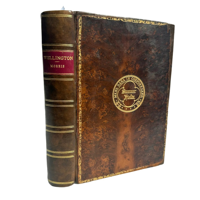 1905 Wellington Biography Tree Calf Prize Binding Military History