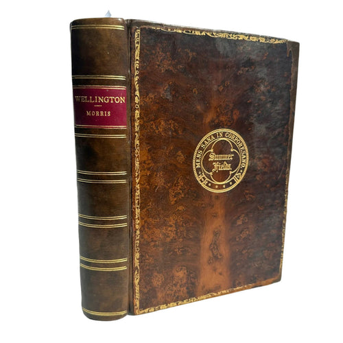 1905 Wellington Biography Tree Calf Prize Binding Military History
