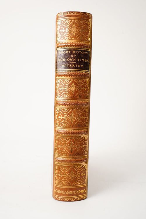 1907 McCarthy Short History of Our Own Times Full Leather History