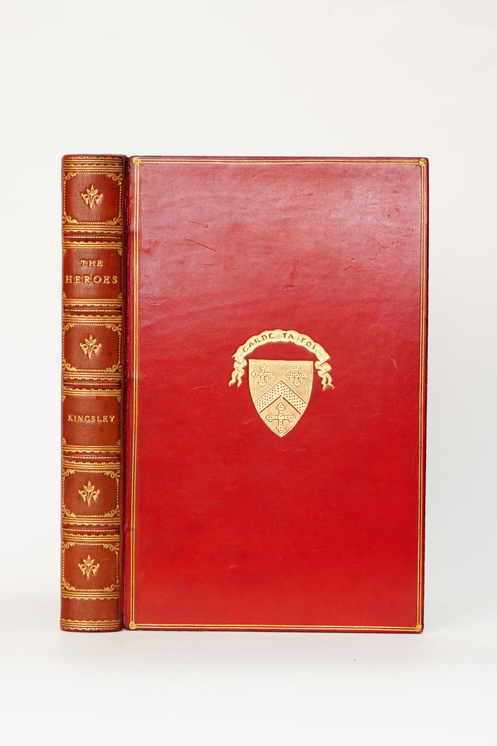 1908 Kingsley The Heroes or Greek Fairy Tales for My Children Full Leather