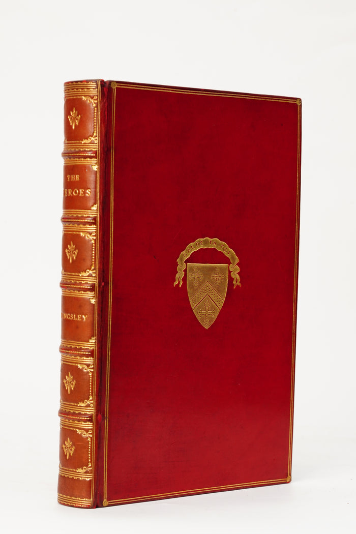 1908 Kingsley The Heroes or Greek Fairy Tales for My Children Full Leather