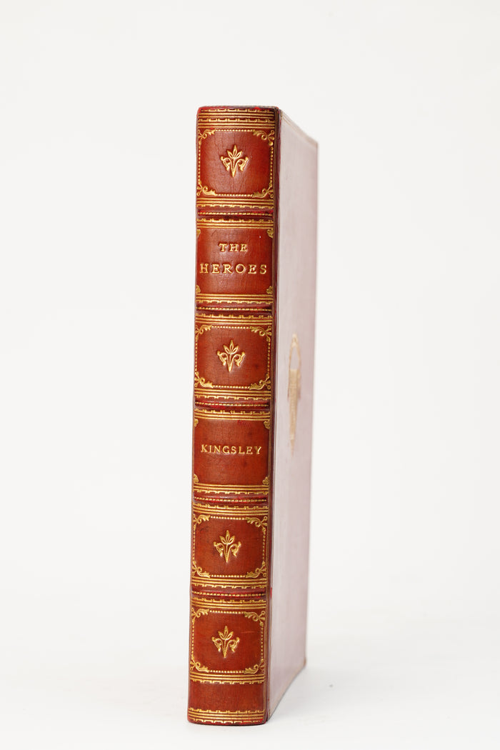 1908 Kingsley The Heroes or Greek Fairy Tales for My Children Full Leather