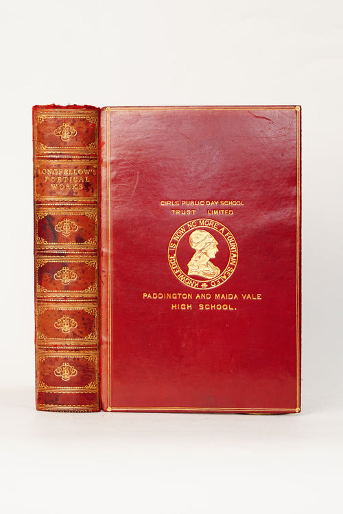 1908 Longfellow Poetical Works Full Leather