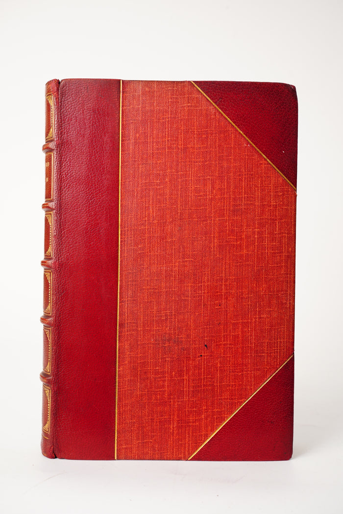 1908 Oxford Book of French Verse Fine Leather Poetry