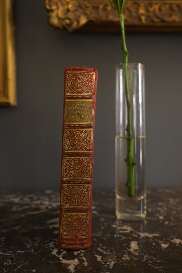 1908 Short History of Our Own Times Full Leather Book