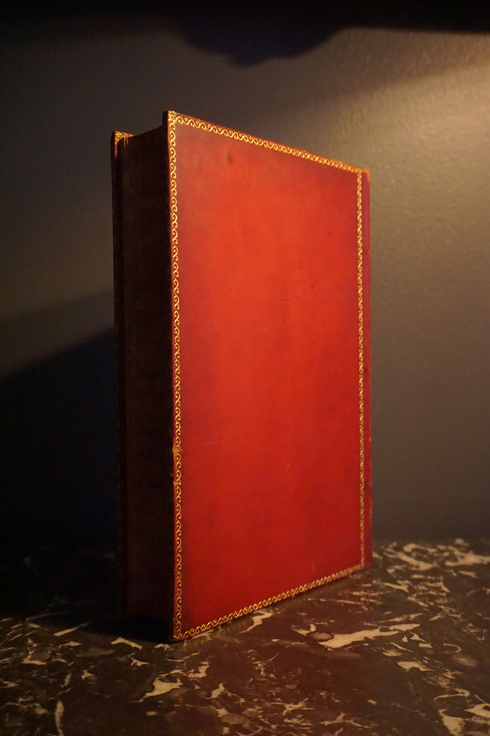 1912 "Highways and Byways in Sussex" Red Full Leather Prize Binding Book