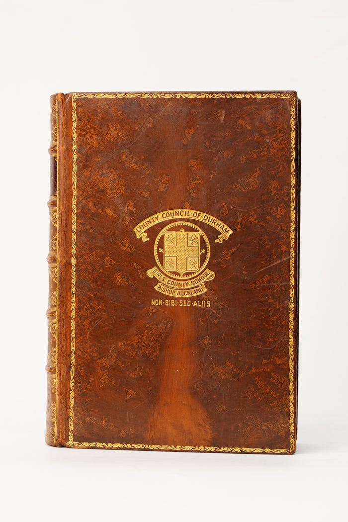 1913 Sir Walter Scott Poetical Works Full Calf Prize Binding