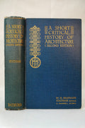 1927 A Short Critical History of Architecture| Antique Batsford