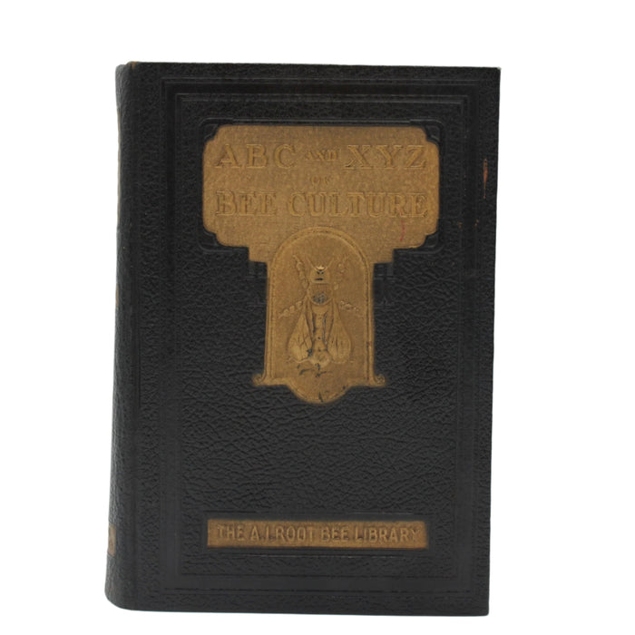 1948 "The ABC and XYZ of Bee Culture" Black Full Leather Book
