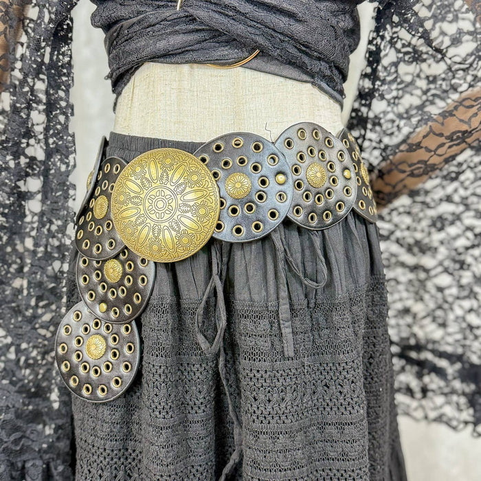 80s Style Disco Belt ~ Black or Brown