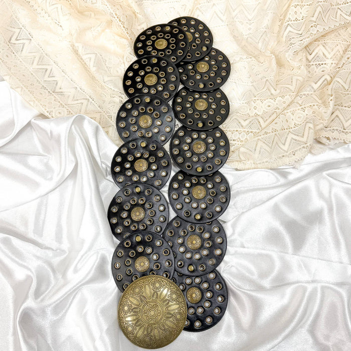 80s Style Disco Belt ~ Black or Brown