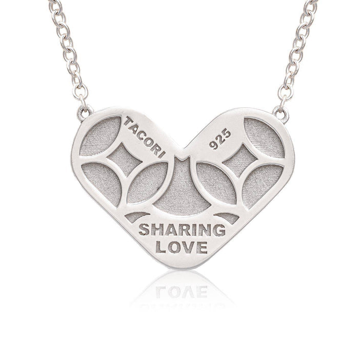 American Cancer Society Sharing Love Necklace in Silver - TACORI