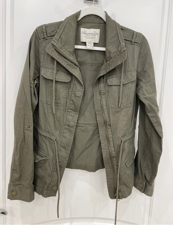 American Rag green utility jacket SMALL