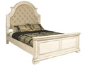 ANASTASIA Eastern King-California King EK/K FOOTBOARD & SLATS - ANT. WHITE