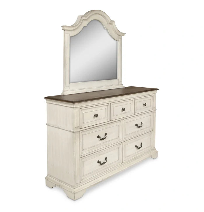 Anastasia Mirror - Ant. White