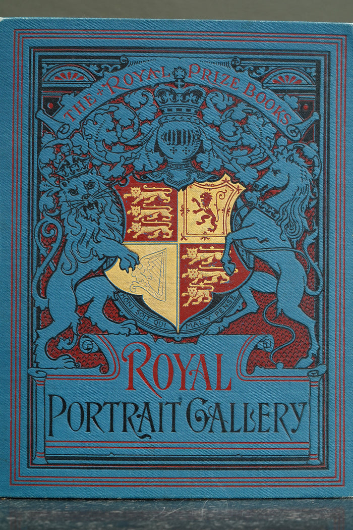 Antique Art Book Royal Portrait Gallery by Thomas Nelson