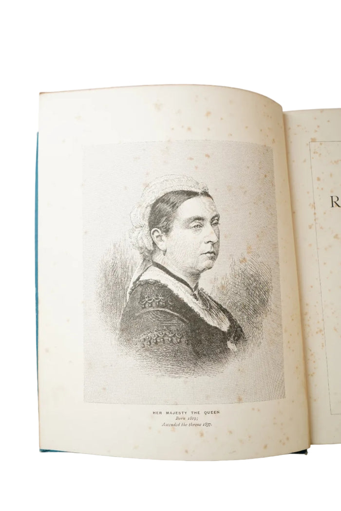 Antique Art Book Royal Portrait Gallery by Thomas Nelson