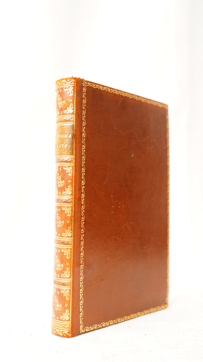 Antique Aytoun Lays of the Scottish Cavaliers Full Leather 1912