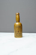 Antique Brass Bass & Co Pale Ale Bottle Vesta Case Match Safe