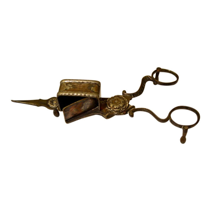 Antique Candle Snuffing Scissors, Candle Wick Trimmers-Decor-Antique Warehouse
