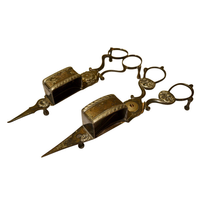 Antique Candle Snuffing Scissors, Candle Wick Trimmers-Decor-Antique Warehouse