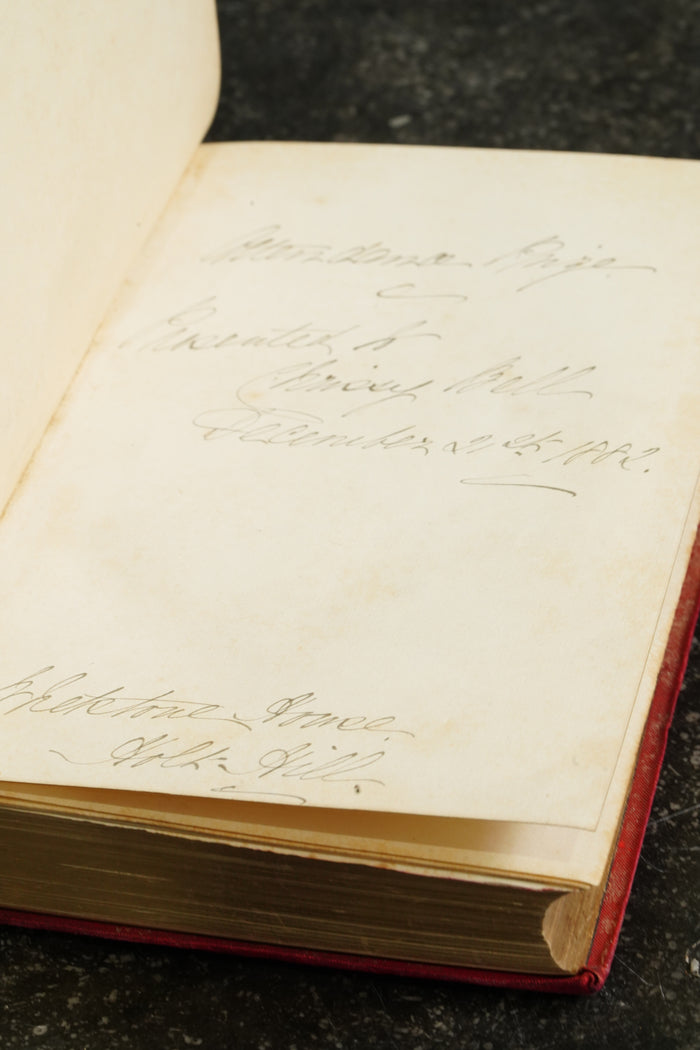Antique Edward Young Poetical Works Illustrated Poetry Book