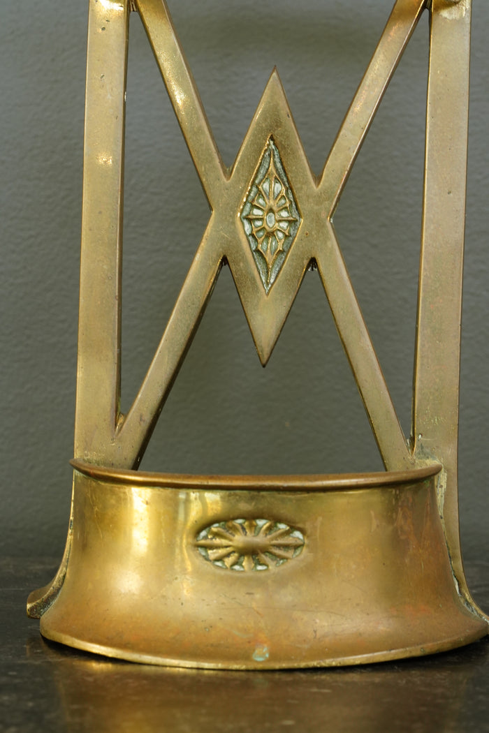 Antique Edwardian Brass Umbrella Stand