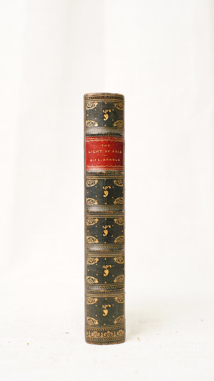 Antique Edwin Arnold Light of Asia 1895 Leather Prize Binding