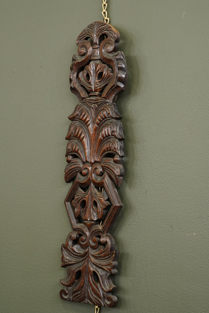 Antique English Carved Oak Architectural Fragment