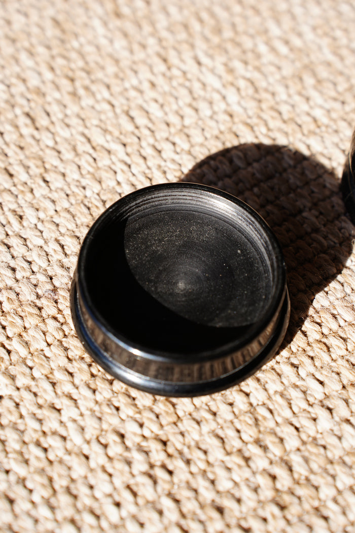 Antique English Ebony Trinket Box