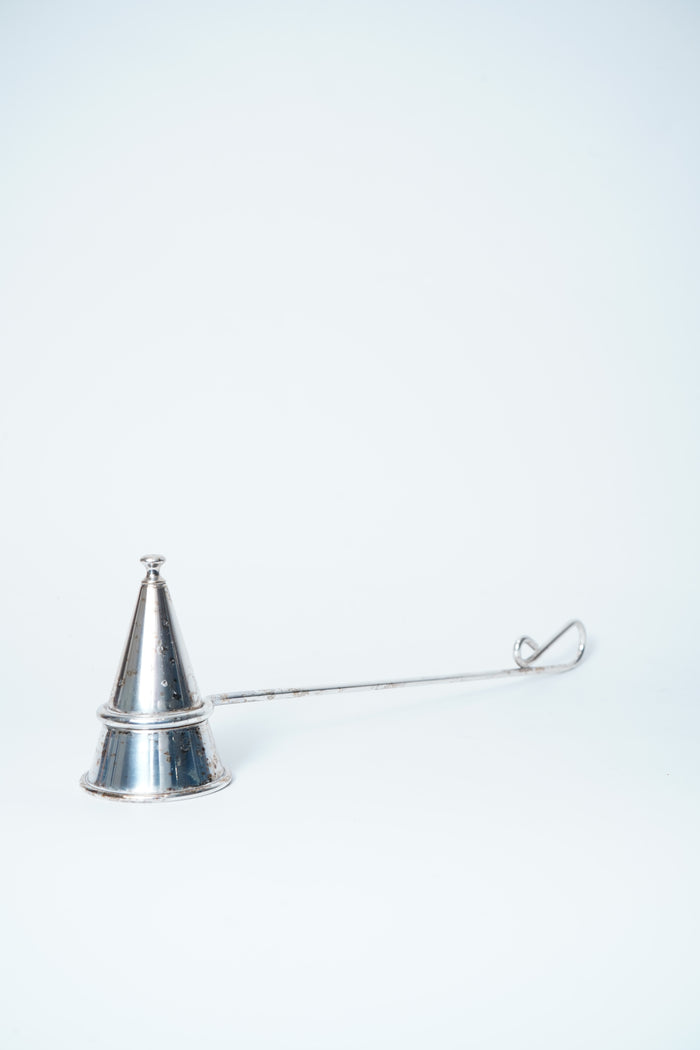 Antique English Silver Plated Candle Snuffer