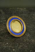 Antique French Gilt Bronze and Enamel Portrait Frame