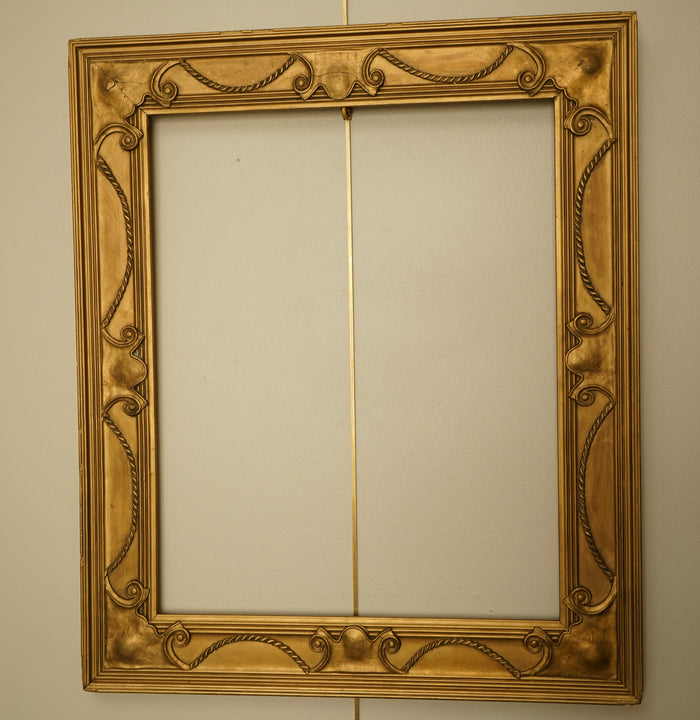 Antique French Gilt Picture Frame, Art Nouveau, Circa 1900