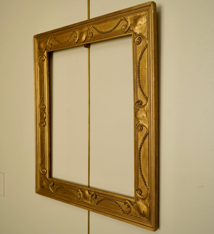 Antique French Gilt Picture Frame, Art Nouveau, Circa 1900