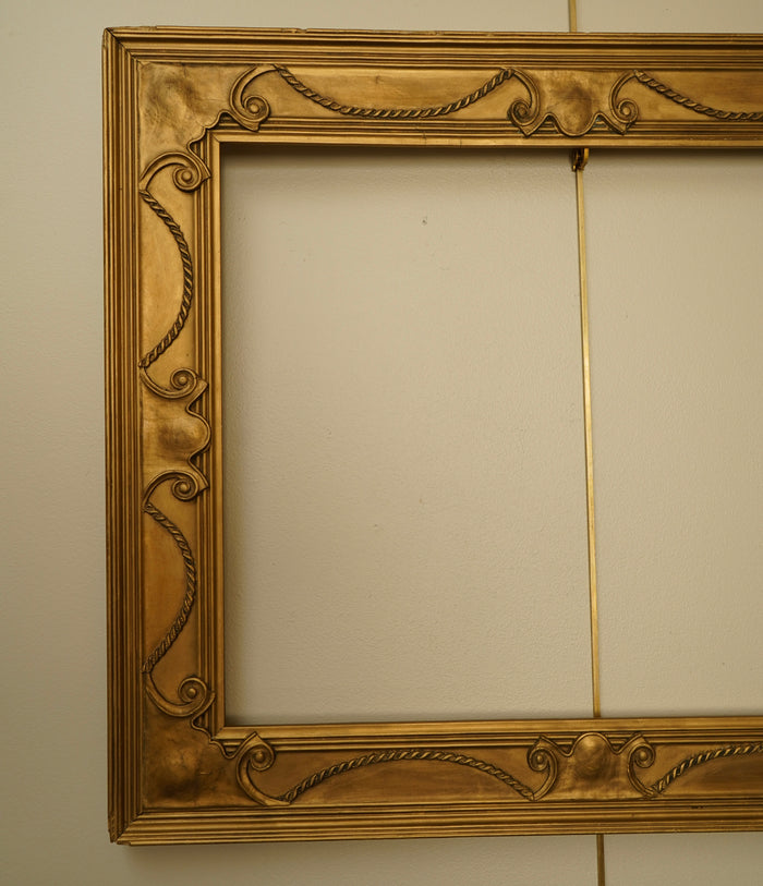 Antique French Gilt Picture Frame, Art Nouveau, Circa 1900