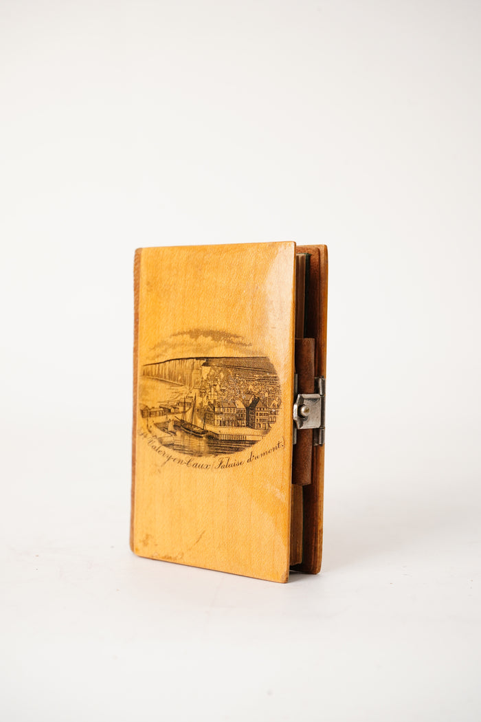 Antique French Miniature Souvenir Notebook Saint-Valery-en-Caux