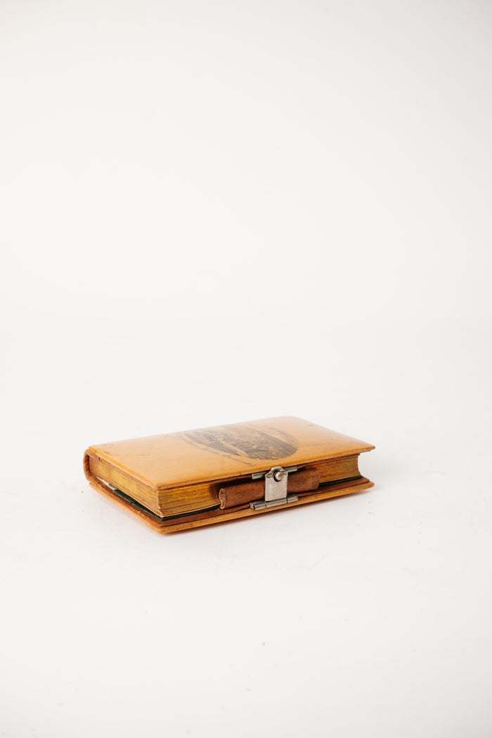 Antique French Miniature Souvenir Notebook Saint-Valery-en-Caux