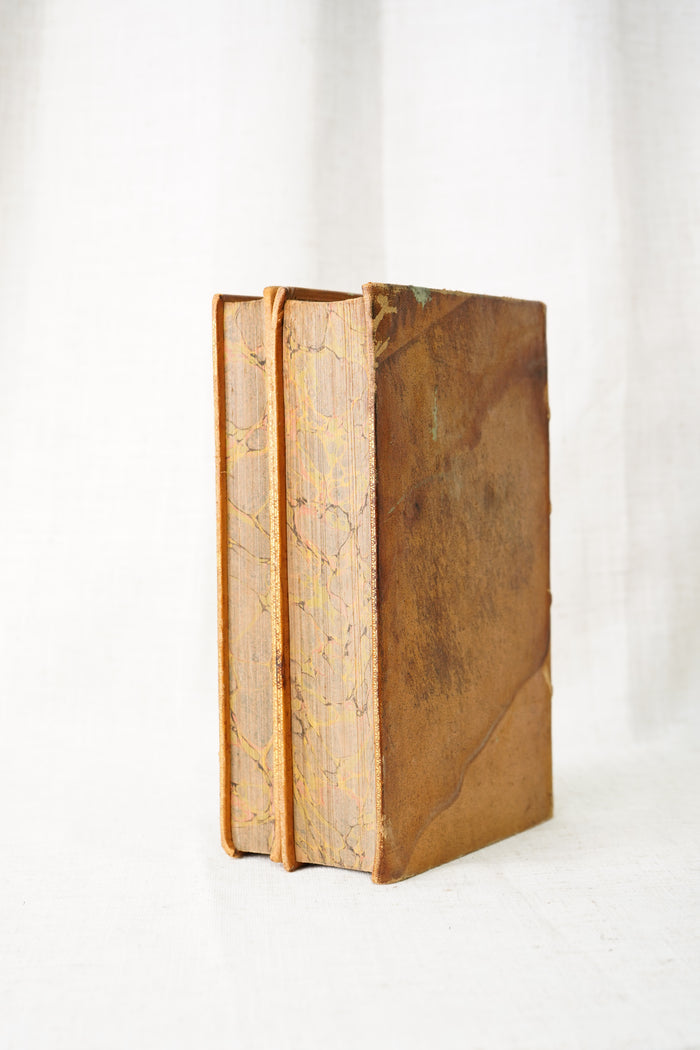 Antique History of George III Two Volumes Half Leather 1828
