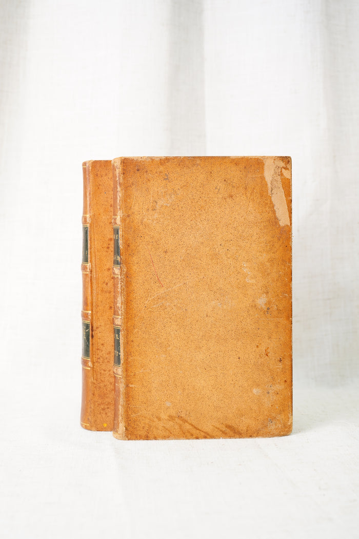 Antique History of George III Two Volumes Half Leather 1828