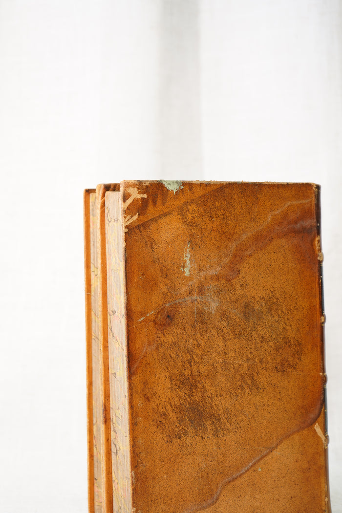 Antique History of George III Two Volumes Half Leather 1828