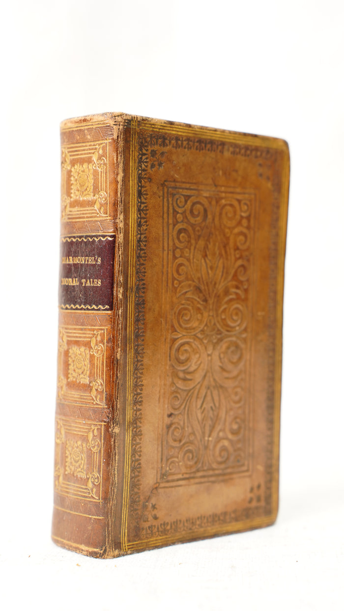 Antique Marmontel Moral Tales 1821 Full Calf Binding