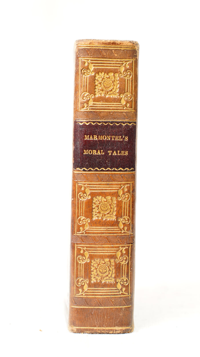 Antique Marmontel Moral Tales 1821 Full Calf Binding