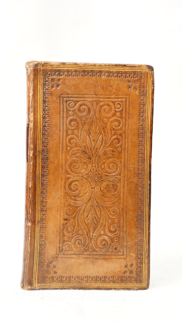 Antique Marmontel Moral Tales 1821 Full Calf Binding